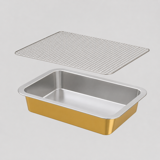 EasyGrill M - Disposable Grill Net & Charcoal Bed x 3